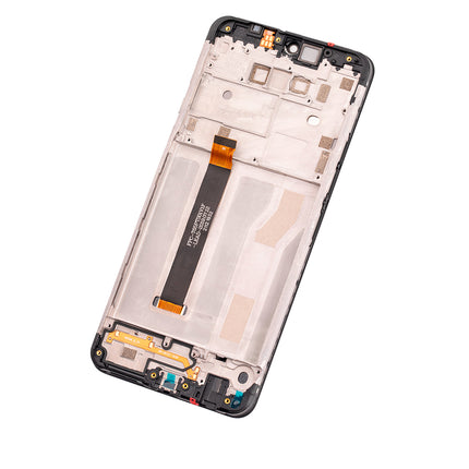 For LG K50S LCD Assembly With Frame Black(Refurbished)(SKU:1348917)