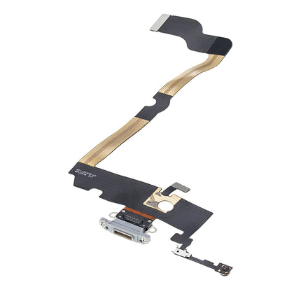For iPhone Xs max Charge Port Flex Cabe White(Refurbished)(SKU:1123852)
