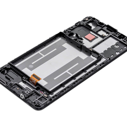 For Samsung Galaxy A01 Core/A013 LCD Assembly With Frame Black(Refurbished)(SKU:1475431)