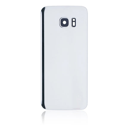 For Samsung Galaxy S7 Edge/G935 Back Cover With Camera Cover(No Logo) Silver(Aftermarket Plus)(SKU:1087217)