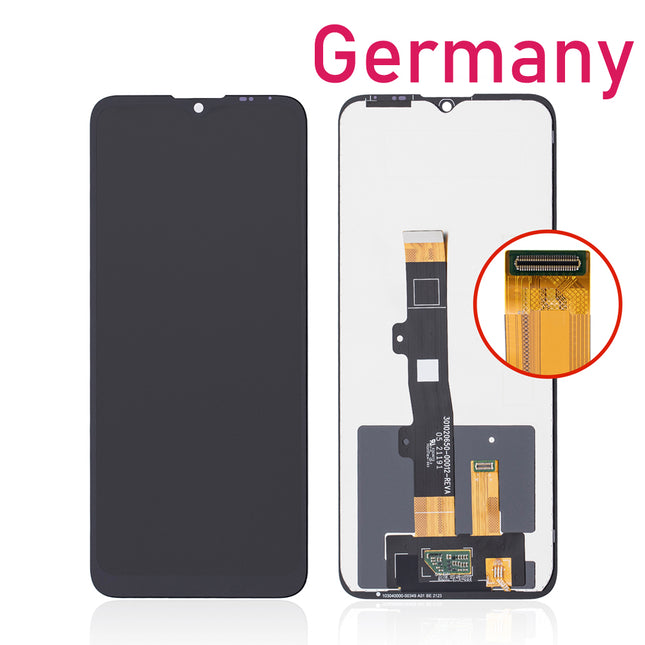 For Motorola E7 / E7i power / E7 power LCD Assembly | Black (Refurbished)***DE Warehouse***