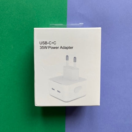 USB-C+C 35W Power Adapter European Standard (Aftermarket Plus AAA)(SKU:1555258)