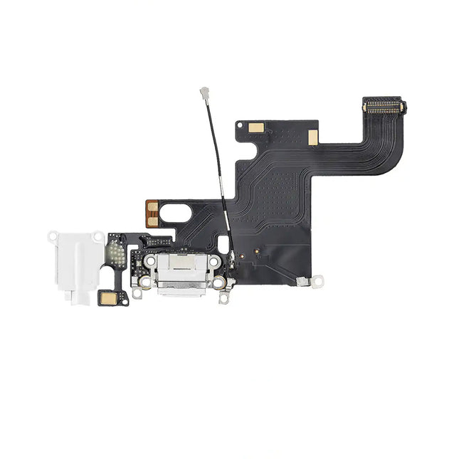 For iPhone 6 | Charge Port Flex Cable/Earphone Flex Cable | White(Aftermarket)