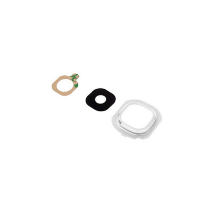 For Samsung Galaxy J7 2016/J710F Camera Lens With Frame/Sticker White(Premium OEM)(SKU:1082207)