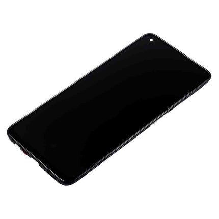 For OPPO A74 5G LCD Assembly with Frame Black(Refurbished)(SKU:1497138)