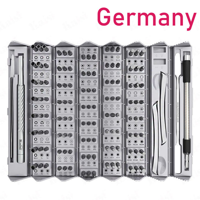 Kaisi K-8128 Precision Screwdriver Set for Phone Laptop Pc Repair Tools Kit 128 in 1 Phillips Torx Hex Bit Screw Driver Set Tool ***DE Warehouse***