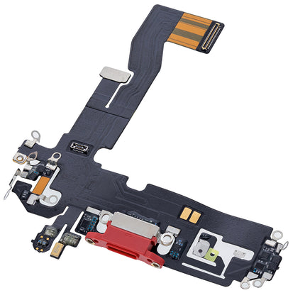 For iPhone 12 Charge Port Flex Cabe Red(Refurbished)(SKU:1479476)