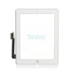 For iPad 3 | Touch/Digitizer with camera bracket/adhesive | White(Aftermarket Plus)