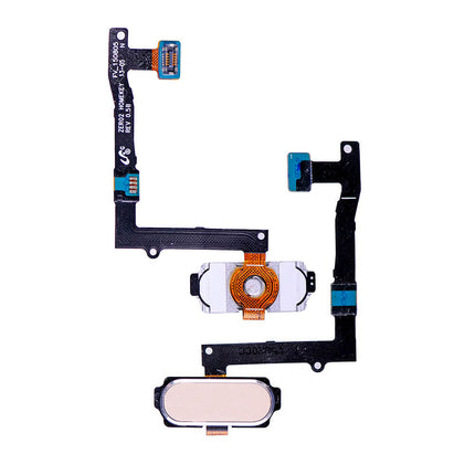 For Samsung Galaxy S6 Edge+/G928F Home Button Flex Cable Gold(Aftermarket Plus)(SKU:1082354)