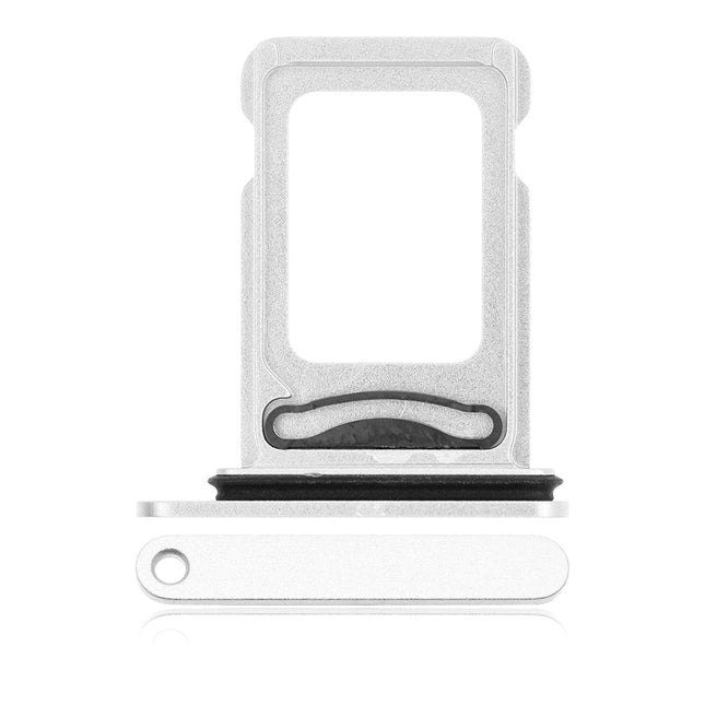 For iPhone 12 | Sim Card Tray/Dual Sim Card | White(Premium OEM)