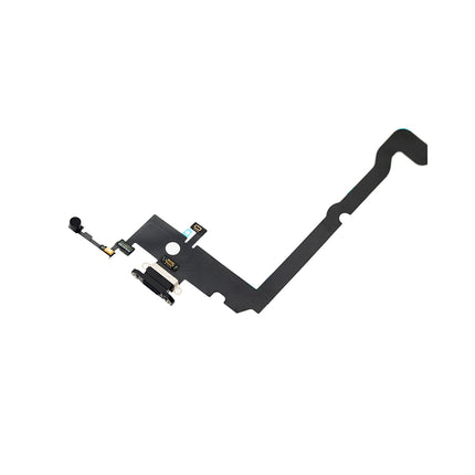For iPhone Xs max Charge Port Flex Cable Black (Refurbished)***DE Warehouse***(SKU:1530810)