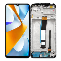 For Xiaomi Poco C40 | LCD Assembly With Frame | Black (Premium OEM)