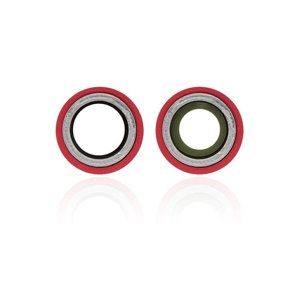 For iPhone 12 Camera Lens With Frame/Sticker Red(Premium OEM)(SKU:1430907)