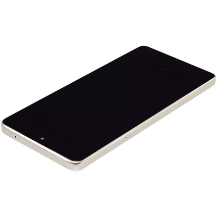 For Motorola G Stylus 5G (2024)  OLED assembly With Frame/XT2419-2 Silver (SKU:1565316)