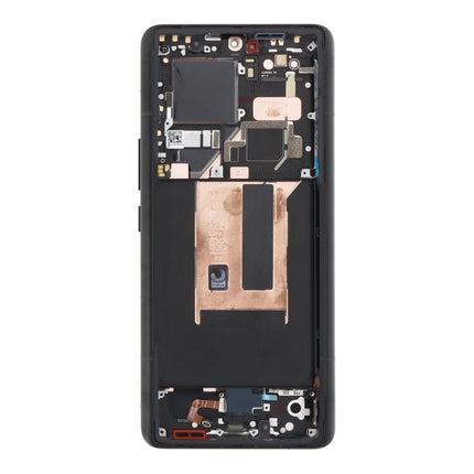 For Xiaomi Mi 13 Ultra / OLED assembly With Frame Black / With Side Key (Premium OEM)(SKU:1555651)
