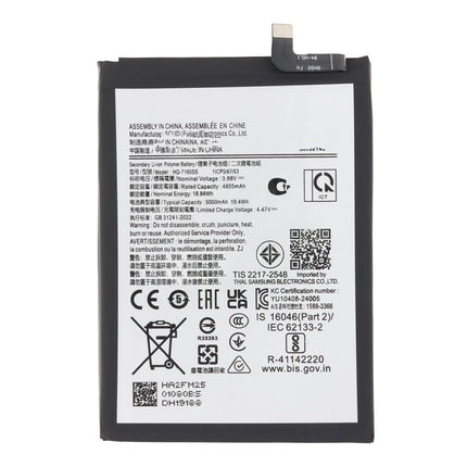 For Samsung Galaxy A06 / A065F 4G Battery HQ-7160SS 5000mAh (Premium OEM) (SKU:1563911)