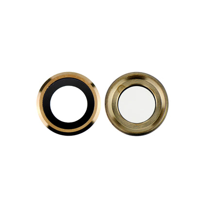 For iPhone 6 Plus/6S Plus Camera Lens With Frame/Sticker Gold(Premium OEM)(SKU:1070336)