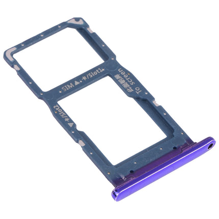 For Huawei Y9 2019 Sim Card Tray/Dual Sim Card Purple(Premium OEM)(SKU:1463657)