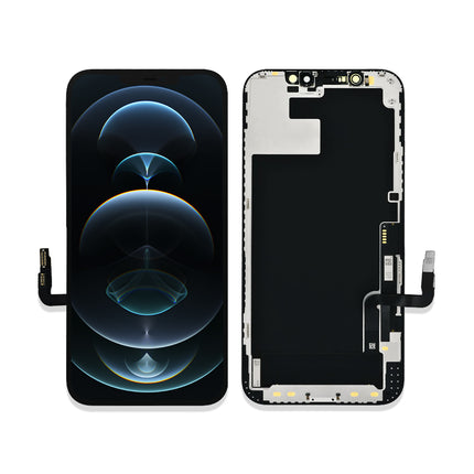 JK * For iPhone 12 / 12 Pro LCD Assembly Incell IC Removable Black ***DE warehouse***(SKU:1554254)