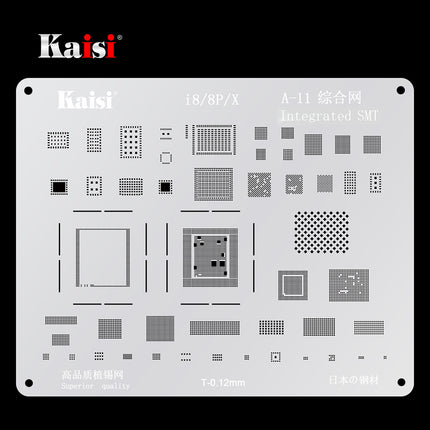 Kaisi Stencils 2D Laser Mesh for iPhone 6/6P(A-8)(SKU:1496378)