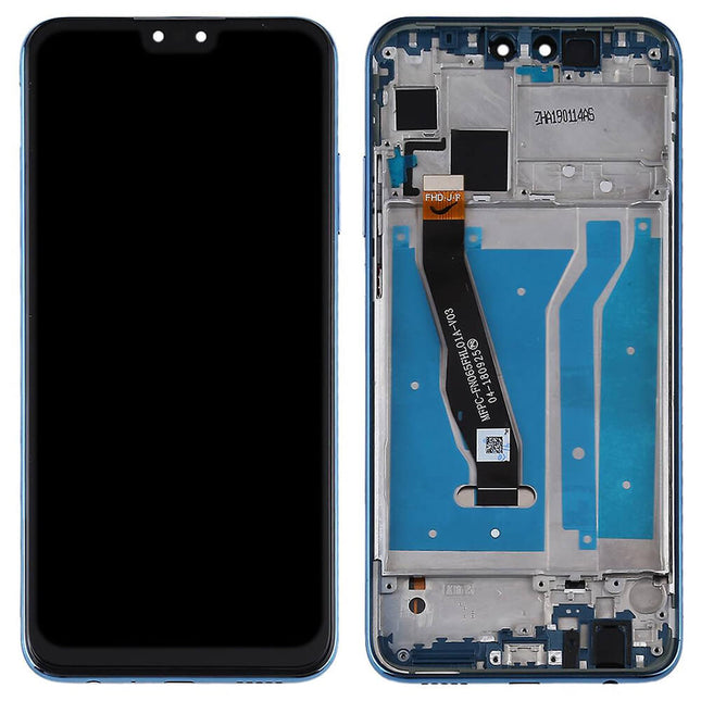 For Huawei Y9 2019 | LCD Assembly With Frame | Blue(Refurbished)