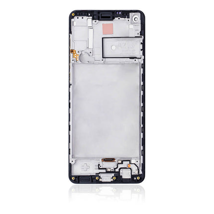 For Samsung Galaxy A21s/A217F LCD Assembly with Frame With Power Flex Cable Black(Refurbished)(SKU:1497790)