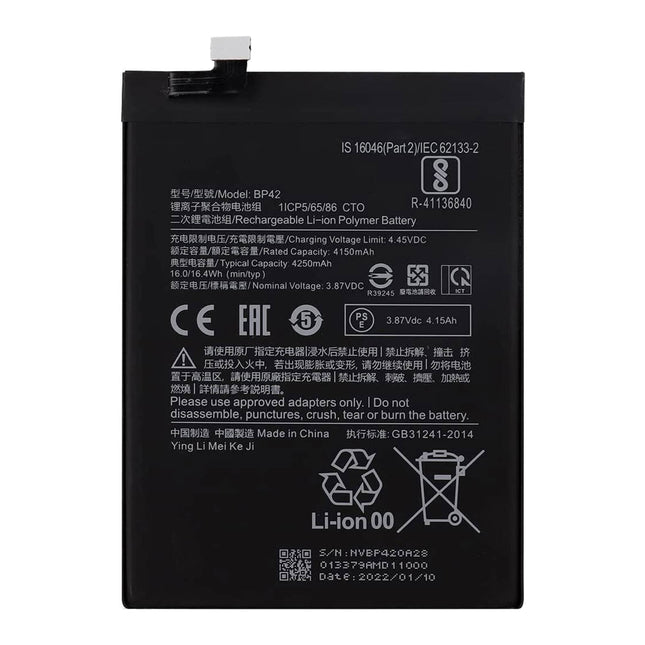 For Xiaomi Mi 11 Lite | Battery | BP42 (Premium OEM)