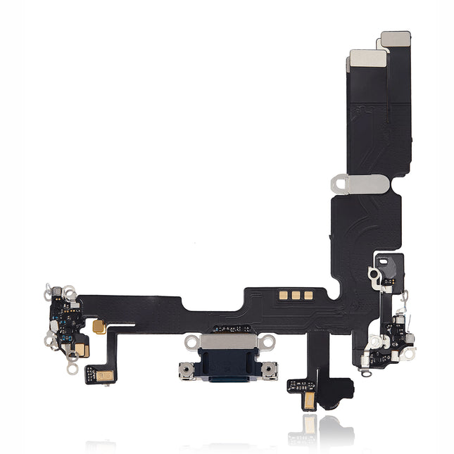 For iPhone 14 Plus Charge Port Flex Cable | Black (Refurbished)