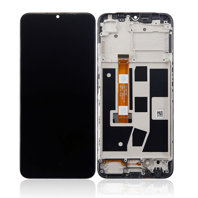 For OPPO A54S | LCD Assembly with Frame | Black(Refurbished)