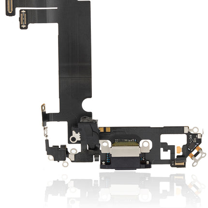 For iPhone 12 Mini Charge Port Flex Cabe Black(Refurbished)(SKU:1474976)