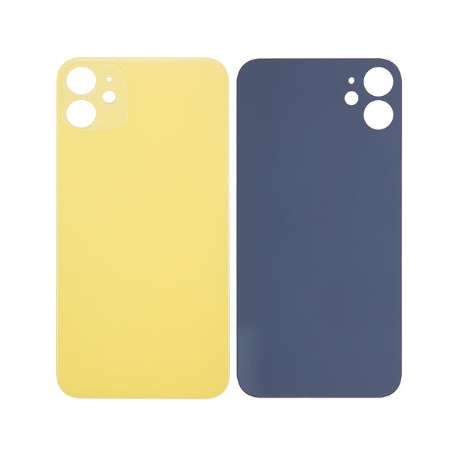 For iPhone 11 | Lens for back cover/Big Camera Hole/No Logo | Yellow(Aftermarket Plus)