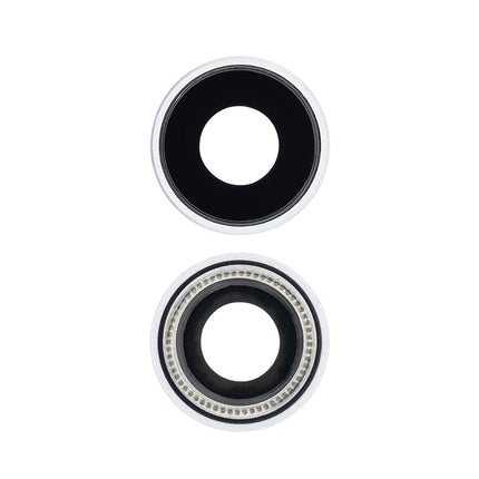 For iPhone XR Camera Lens With Frame/Sticker White(Premium OEM)(SKU:1091382)