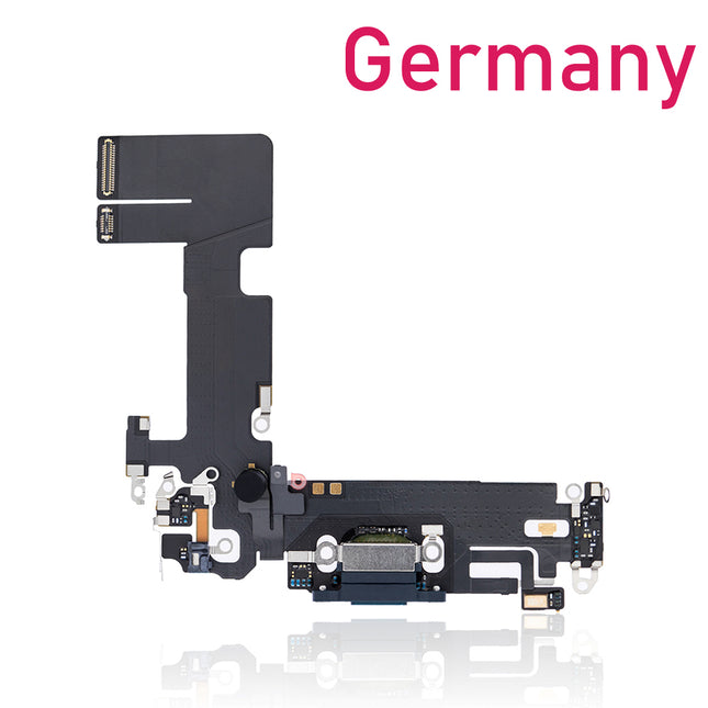 For iPhone 13 Charge Port Flex Cable | Black (Refurbished)***DE Warehouse***