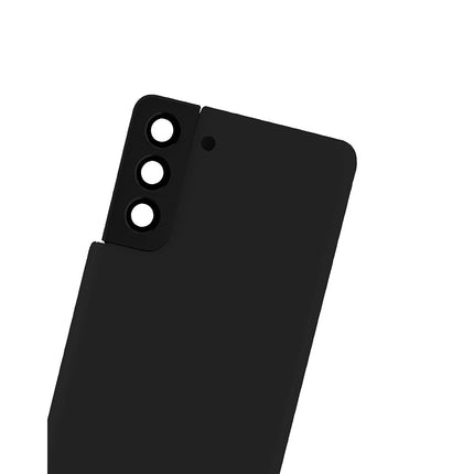 For Samsung Galaxy S21 Plus Back Cover With Camera Cover(No Logo) Black(Aftermarket Plus)(SKU:1476054)