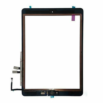 For iPad 6/Air 2018|Touch with home button/camera bracket/adhesive Black(Aftermarket Plus)(SKU:1058482)