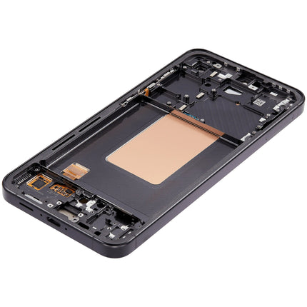 For Samsung Galaxy S24 FE 5G / OLED assembly With Frame Black (Refurbished)(SKU:1562237)