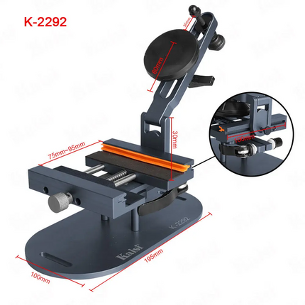 Kaisi K-2292 Screen Separation and Glass Back Cover Removal 360 Rotating Fixture Phone Repair Screen Removal Refurbishment(SKU:1507764)