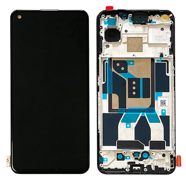 For Realme GT Master/RMX3363/RMX3360 | LCD Assembly with Frame | Black(Refurbished)