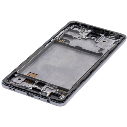 For Samsung Galaxy A72 4G / A725 OLED assembly With frame / black  (Refurbished)(SKU:1484055)