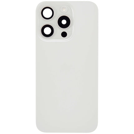 For iPhone 15 Pro Lens for back cover With bracket and back camera lens / Magnetic White (Aftermarket Plus)(SKU:1555165)