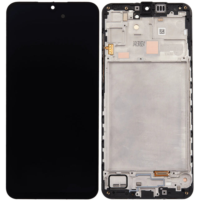 For Samsung Galaxy A16 4G OLED assembly with Frame Black (Refurbished) (SKU:1565313)
