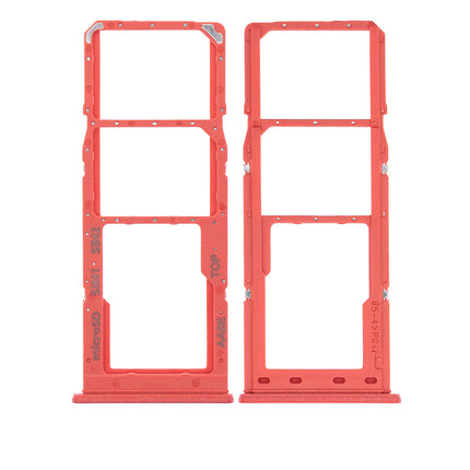 For Samsung Galaxy A12/A125 Sim Card Tray/Dual Sim Card Red(Premium OEM)(SKU:1474820)