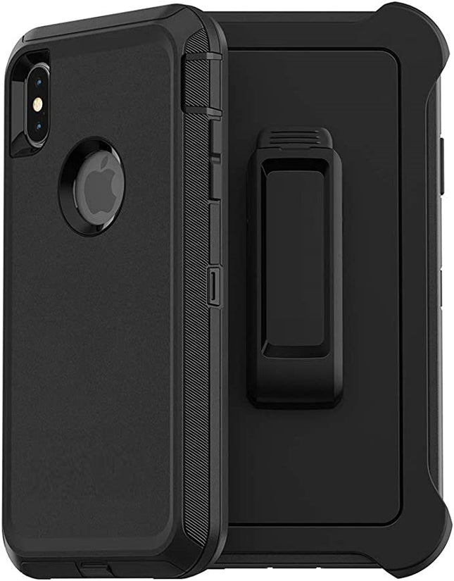 For iPhone XS Max no logo phone case|Black
