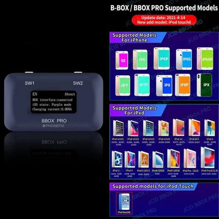 JC B-BOX Pro iOS A7-A11 DFU Tool One Key Purple Mode For iPhone iPad Repair(SKU:1560115)