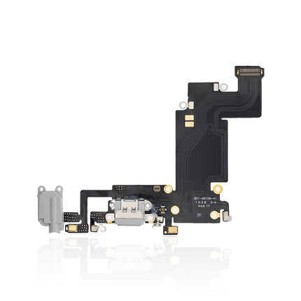 For iPhone 6s Plus | Charge Port Flex Cable/Earphone Flex Cable | White(Premium OEM)