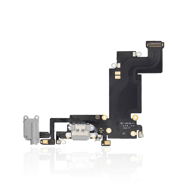 For iPhone 6s Plus | Charge Port Flex Cable/Earphone Flex Cable | White(Premium OEM)