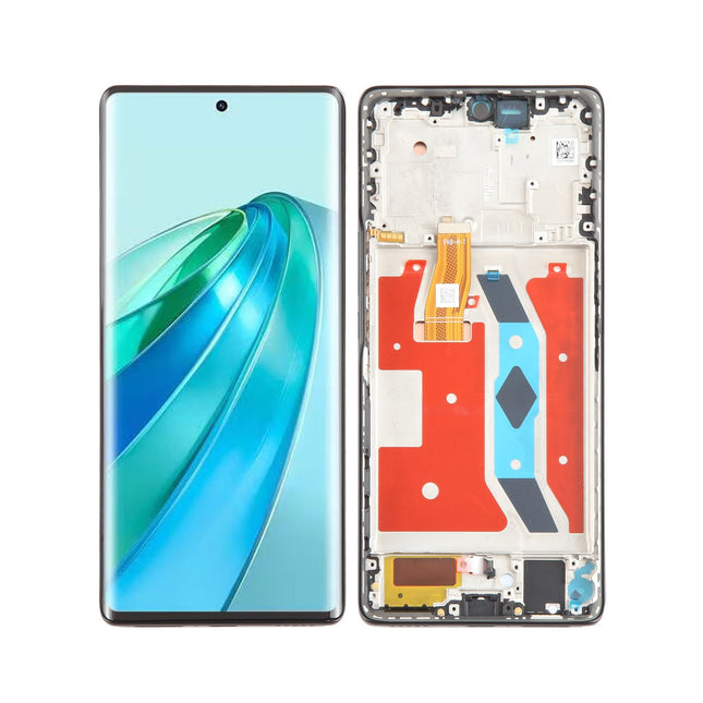 For Honor X9a OLED assembly With Frame Black(Premium OEM)(SKU:1507408)