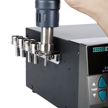 SUGON 8610DX Hot Air Station|With 3pcs straight hot air gun nozzle?¡§5mm 7mm 10mm size?? &2pcs swirling hot air gun nozzle?¡§7mm 10mm??(SKU:1496480)