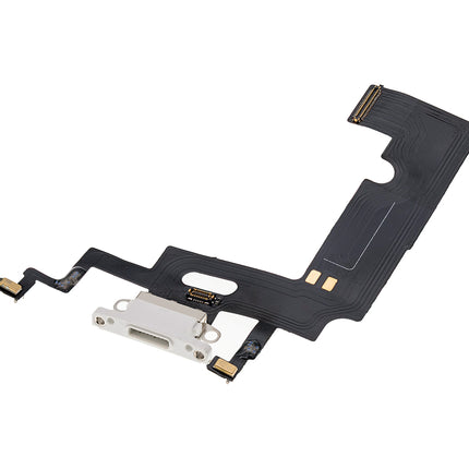 For iPhone XR Charge Port Flex Cabe White(Refurbished)(SKU:1123848)