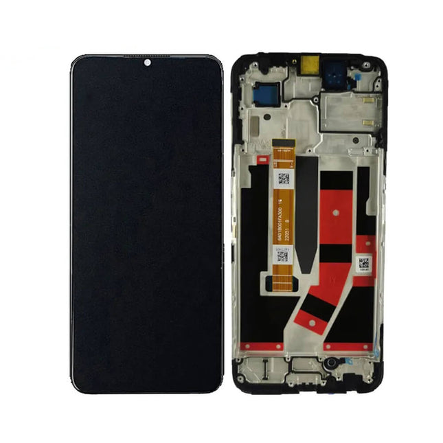 For OPPO A77 5G | LCD Assembly With Frame | Black(Premium OEM)